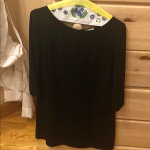 Black long sleeved dress